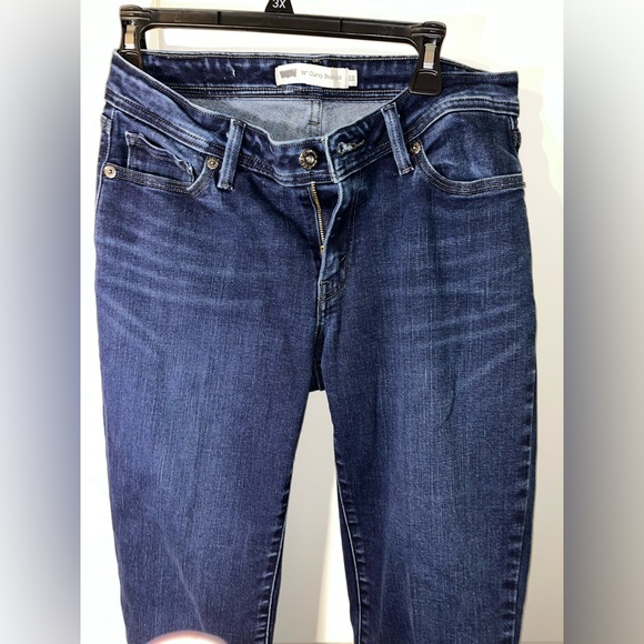 Levi’s Women’s 529 Curvy Bootcut Dark Wash Pockets Casual Stretch Jeans Sz 12 - Picture 10 of 16